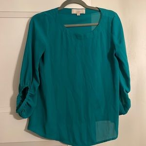 Loft green top